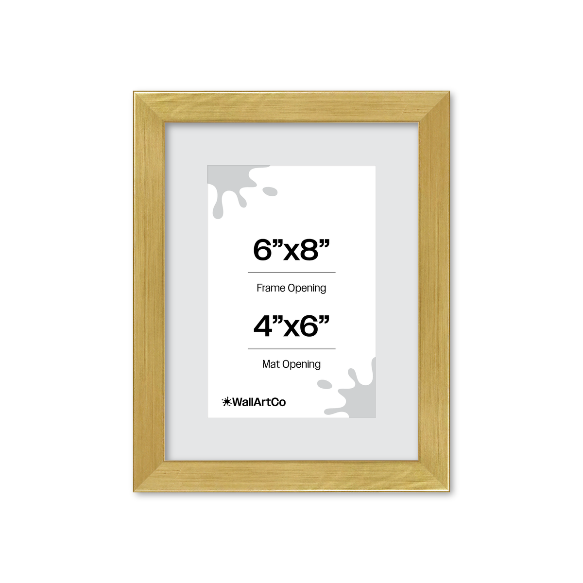 The Attention Grabber Gold Picture Frame