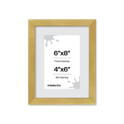 The Attention Grabber Gold Picture Frame