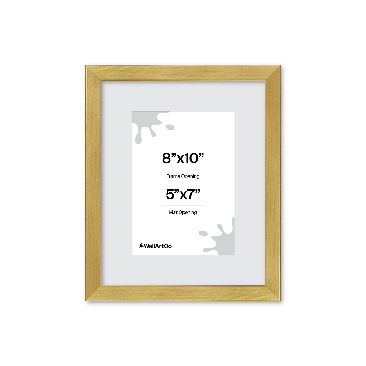 The Attention Grabber Gold Picture Frame