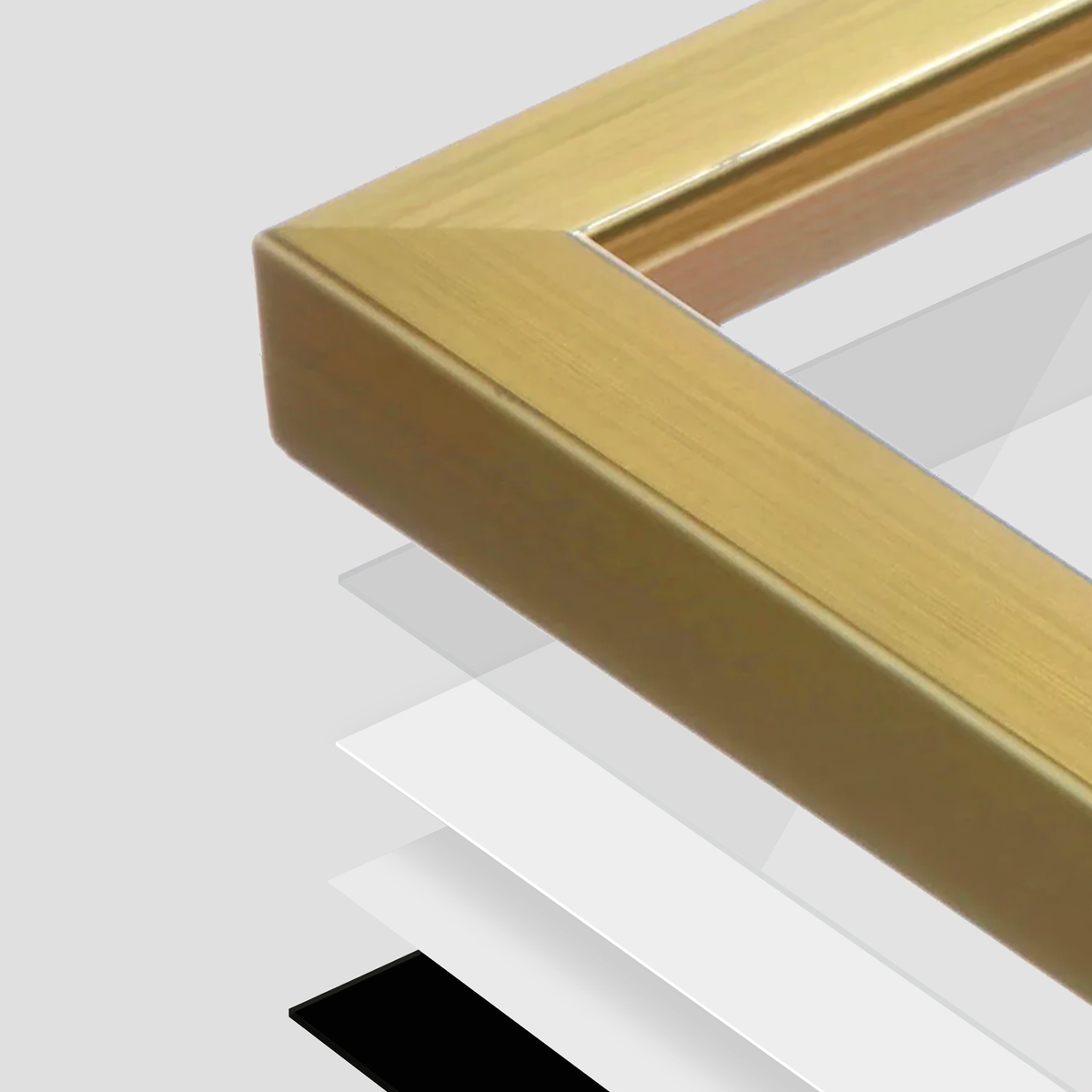 The Attention Grabber Gold Picture Frame