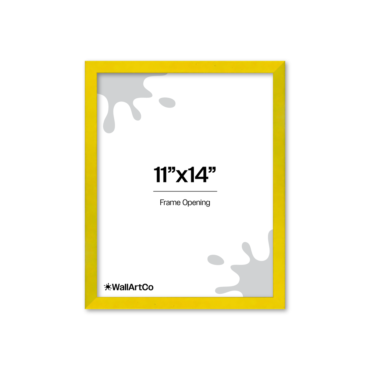 The Attention Grabber Yellow Picture Frame