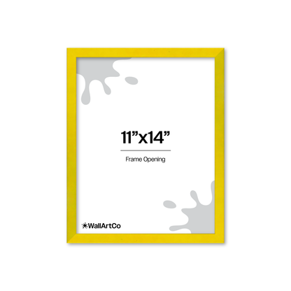 The Attention Grabber Yellow Picture Frame