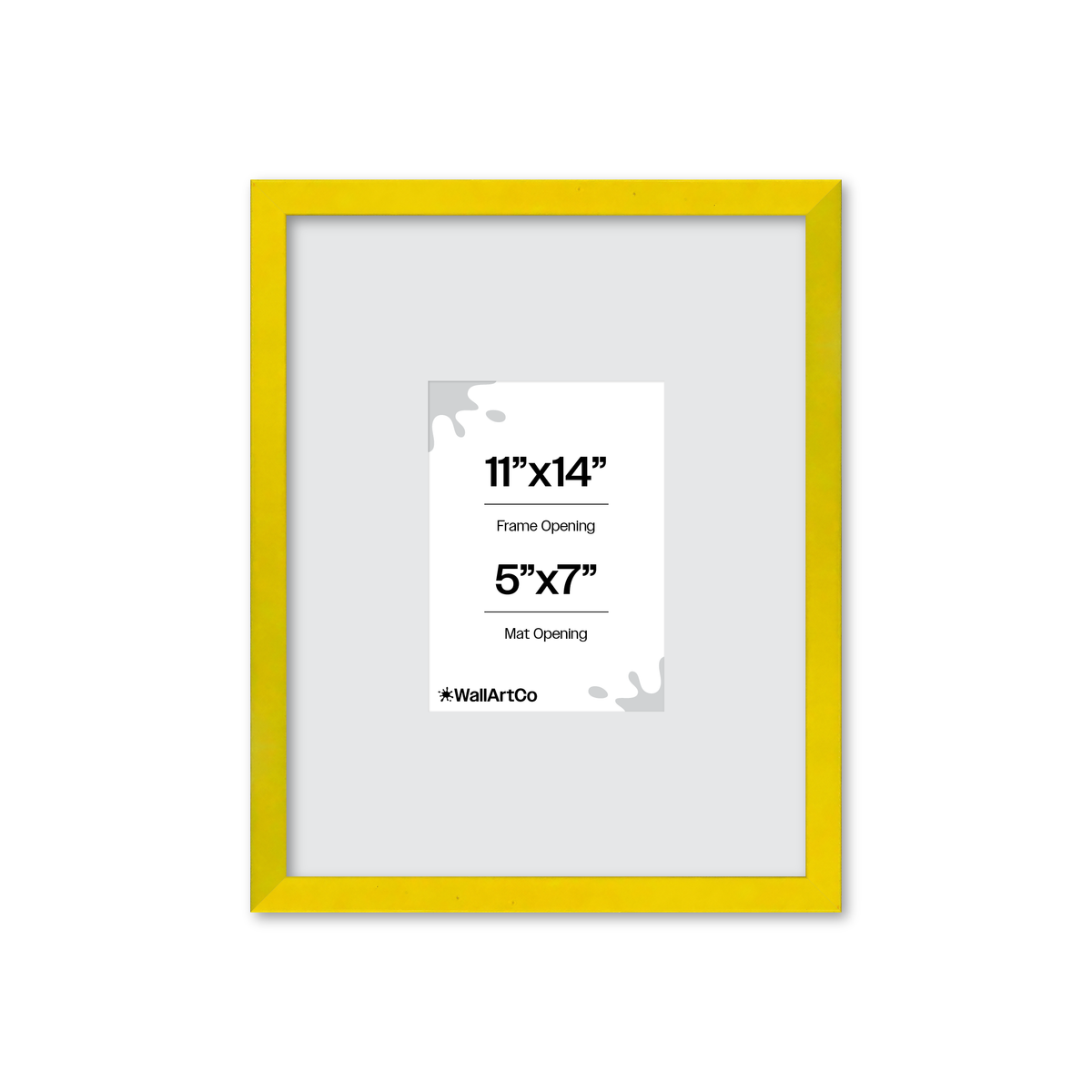 The Attention Grabber Yellow Picture Frame