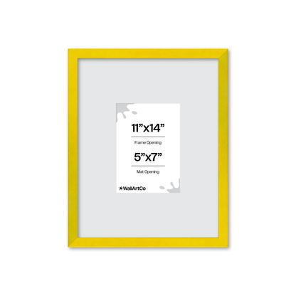 The Attention Grabber Yellow Picture Frame
