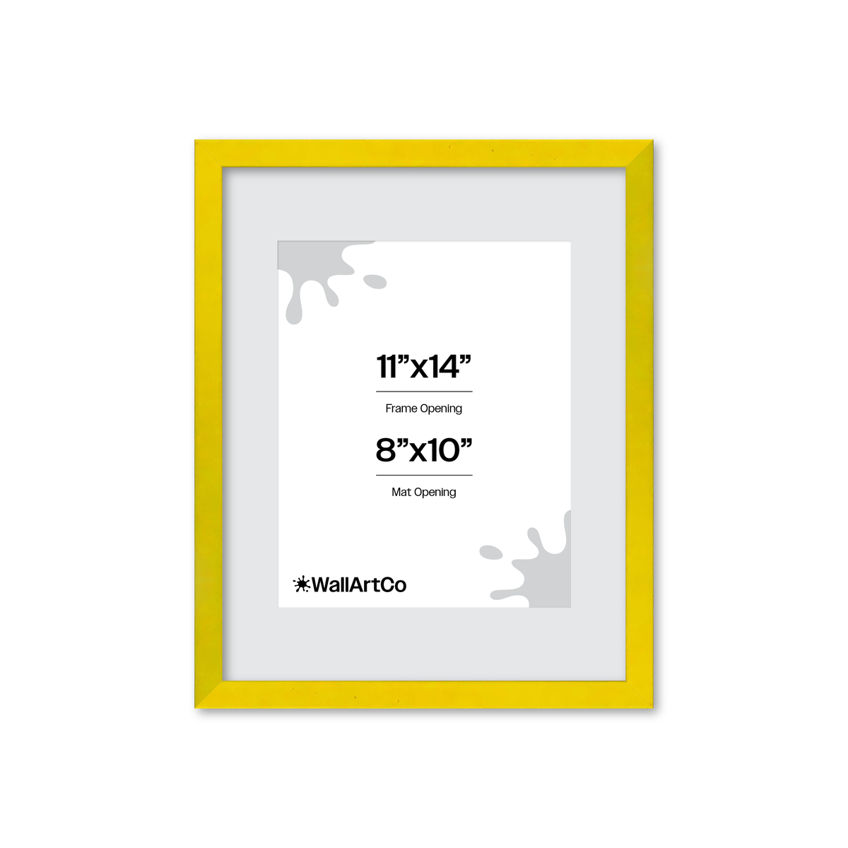The Attention Grabber Yellow Picture Frame