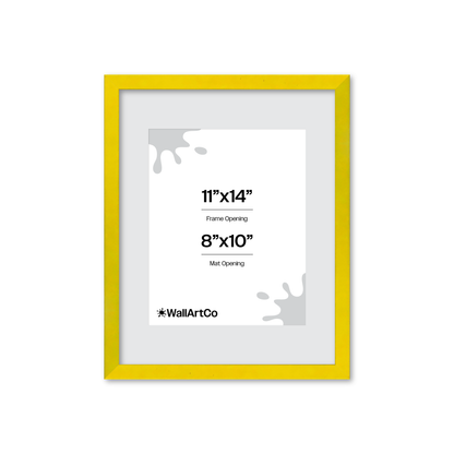 The Attention Grabber Yellow Picture Frame