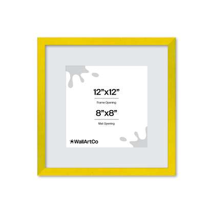 The Attention Grabber Yellow Picture Frame