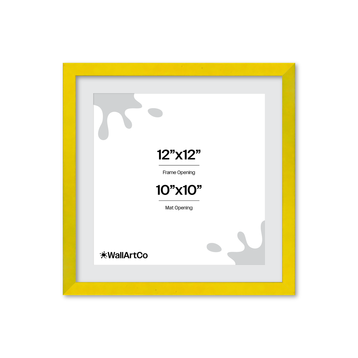 The Attention Grabber Yellow Picture Frame