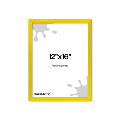 The Attention Grabber Yellow Picture Frame
