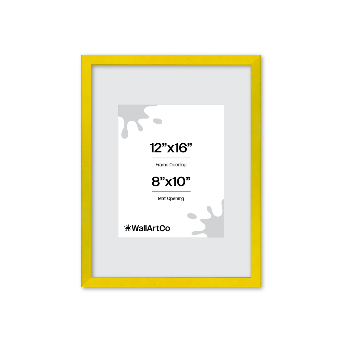 The Attention Grabber Yellow Picture Frame