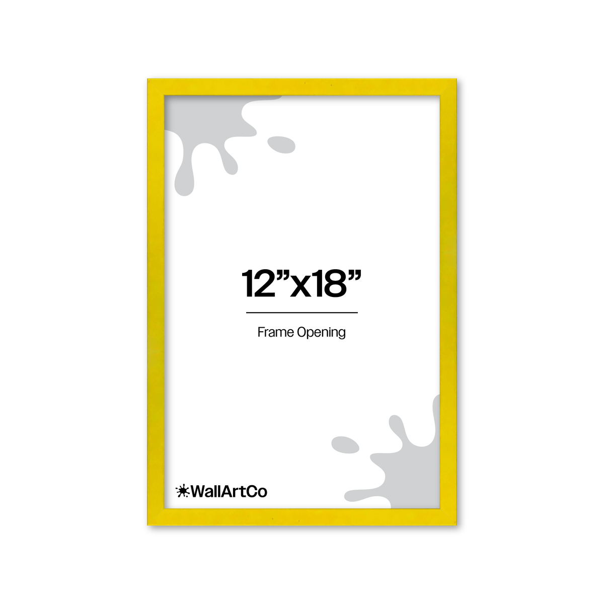 The Attention Grabber Yellow Picture Frame