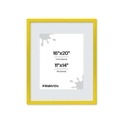 The Attention Grabber Yellow Picture Frame
