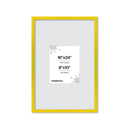 The Attention Grabber Yellow Picture Frame
