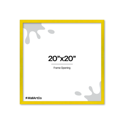 The Attention Grabber Yellow Picture Frame