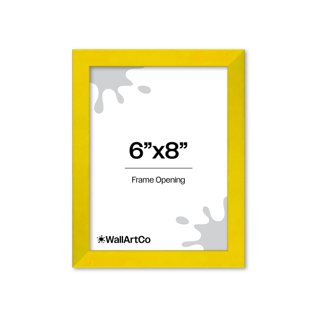 The Attention Grabber Yellow Picture Frame