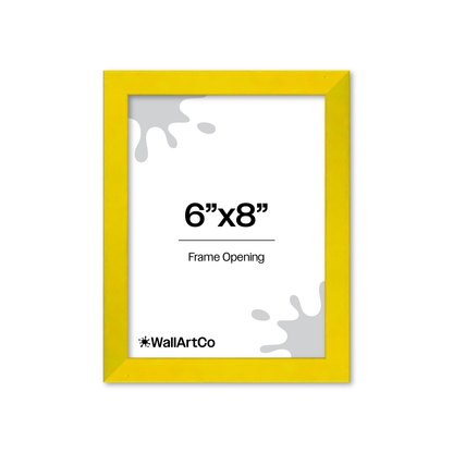 The Attention Grabber Yellow Picture Frame
