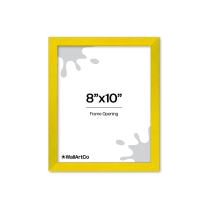 The Attention Grabber Yellow Picture Frame