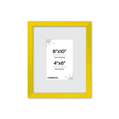 The Attention Grabber Yellow Picture Frame