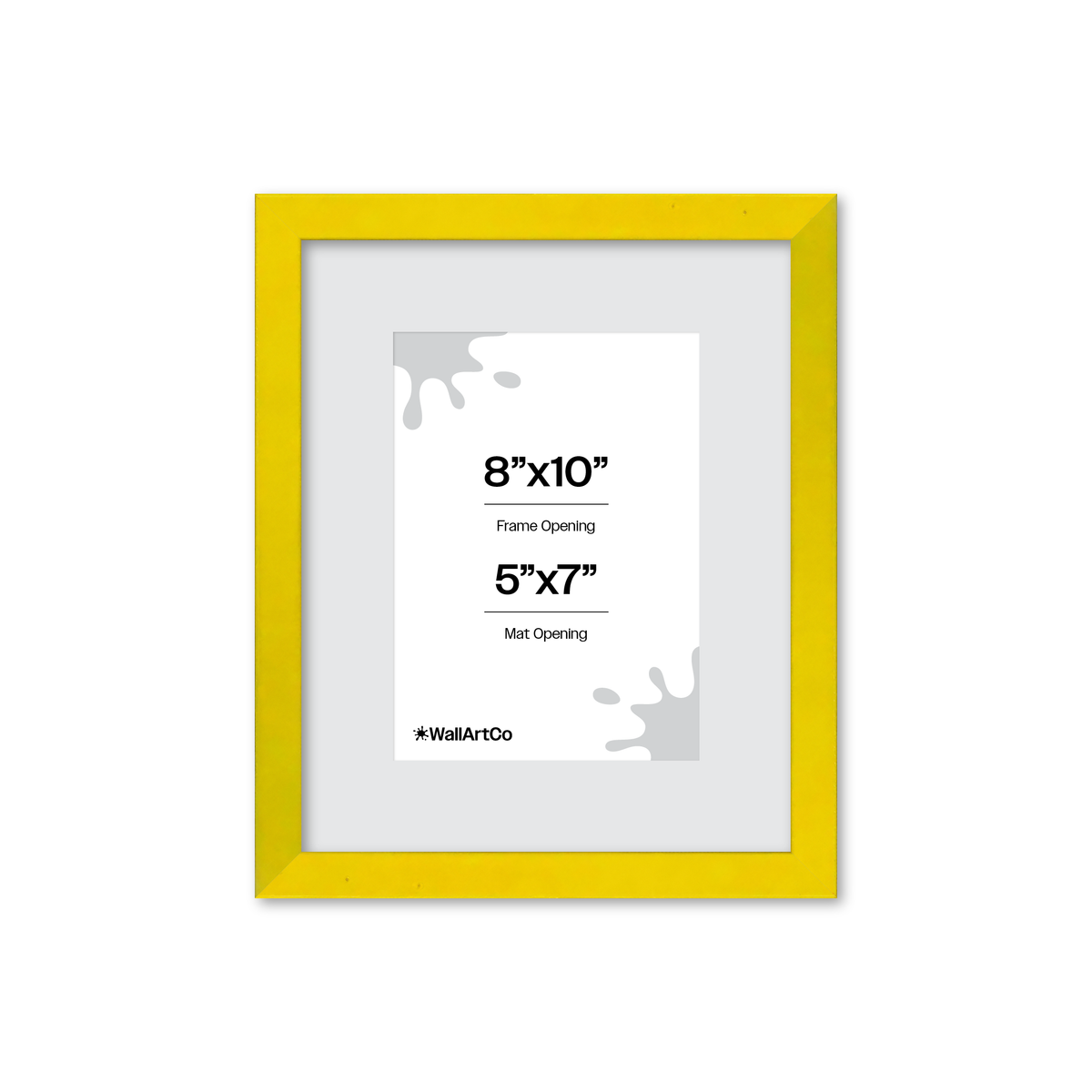 The Attention Grabber Yellow Picture Frame