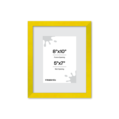 The Attention Grabber Yellow Picture Frame