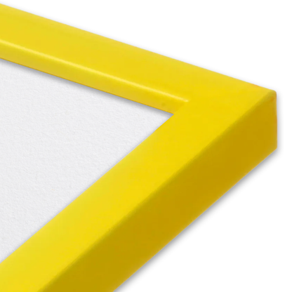 The Attention Grabber Yellow Picture Frame