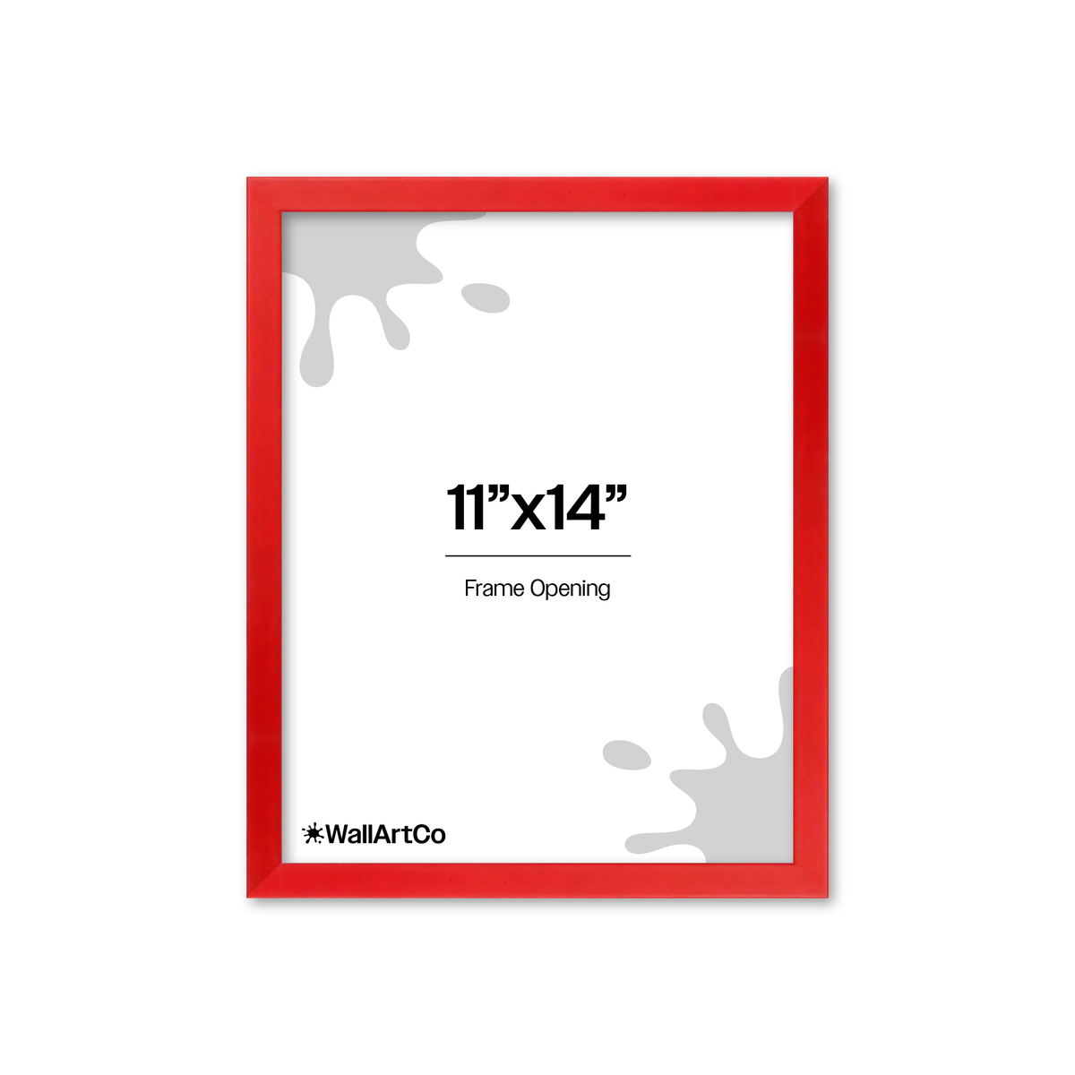 The Attention Grabber Red Picture Frame