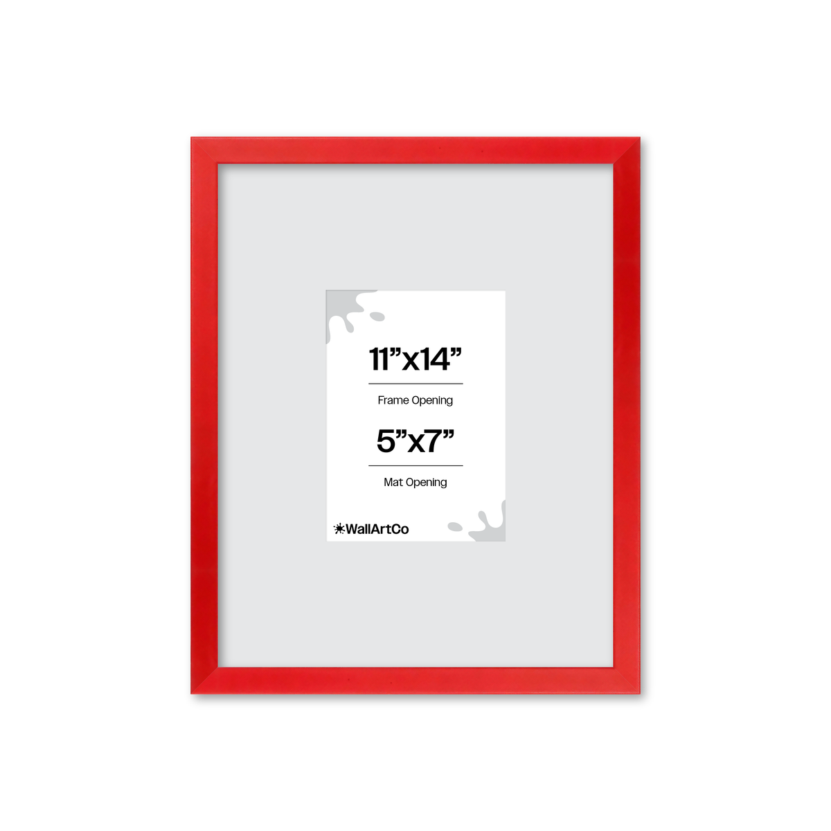 The Attention Grabber Red Picture Frame