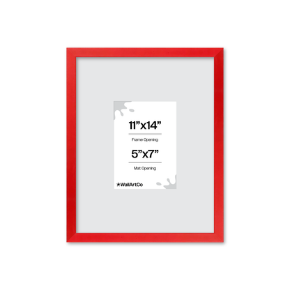The Attention Grabber Red Picture Frame