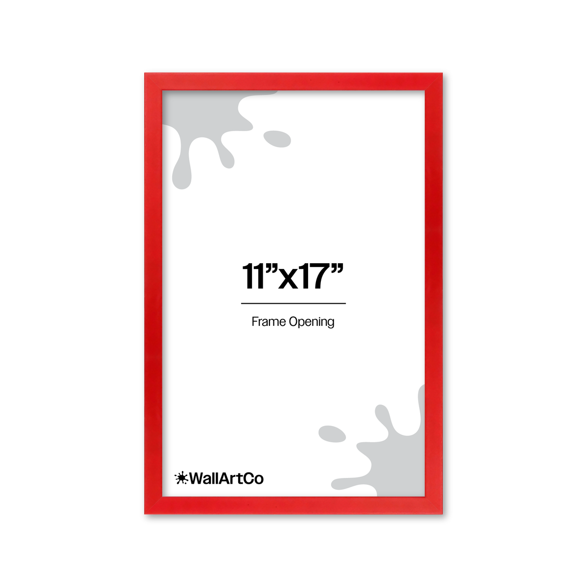 The Attention Grabber Red Picture Frame