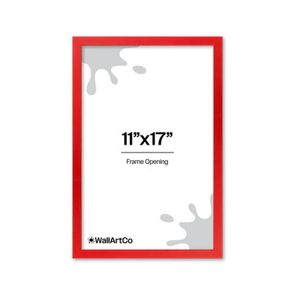 The Attention Grabber Red Picture Frame