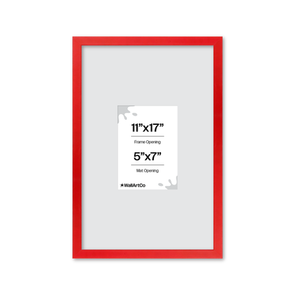 The Attention Grabber Red Picture Frame