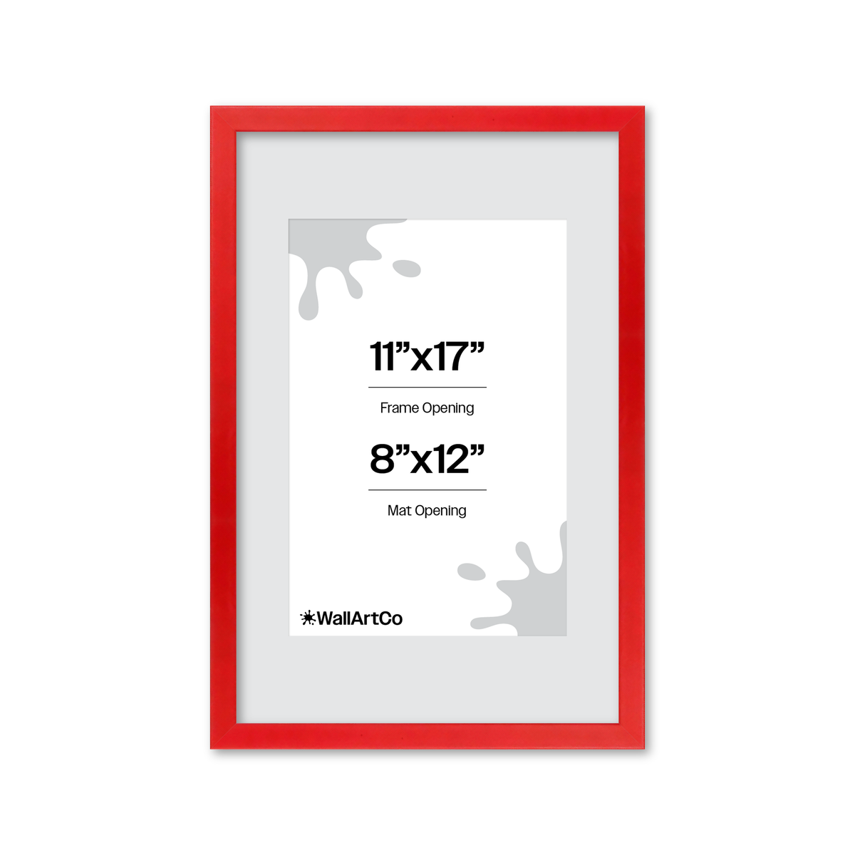 The Attention Grabber Red Picture Frame