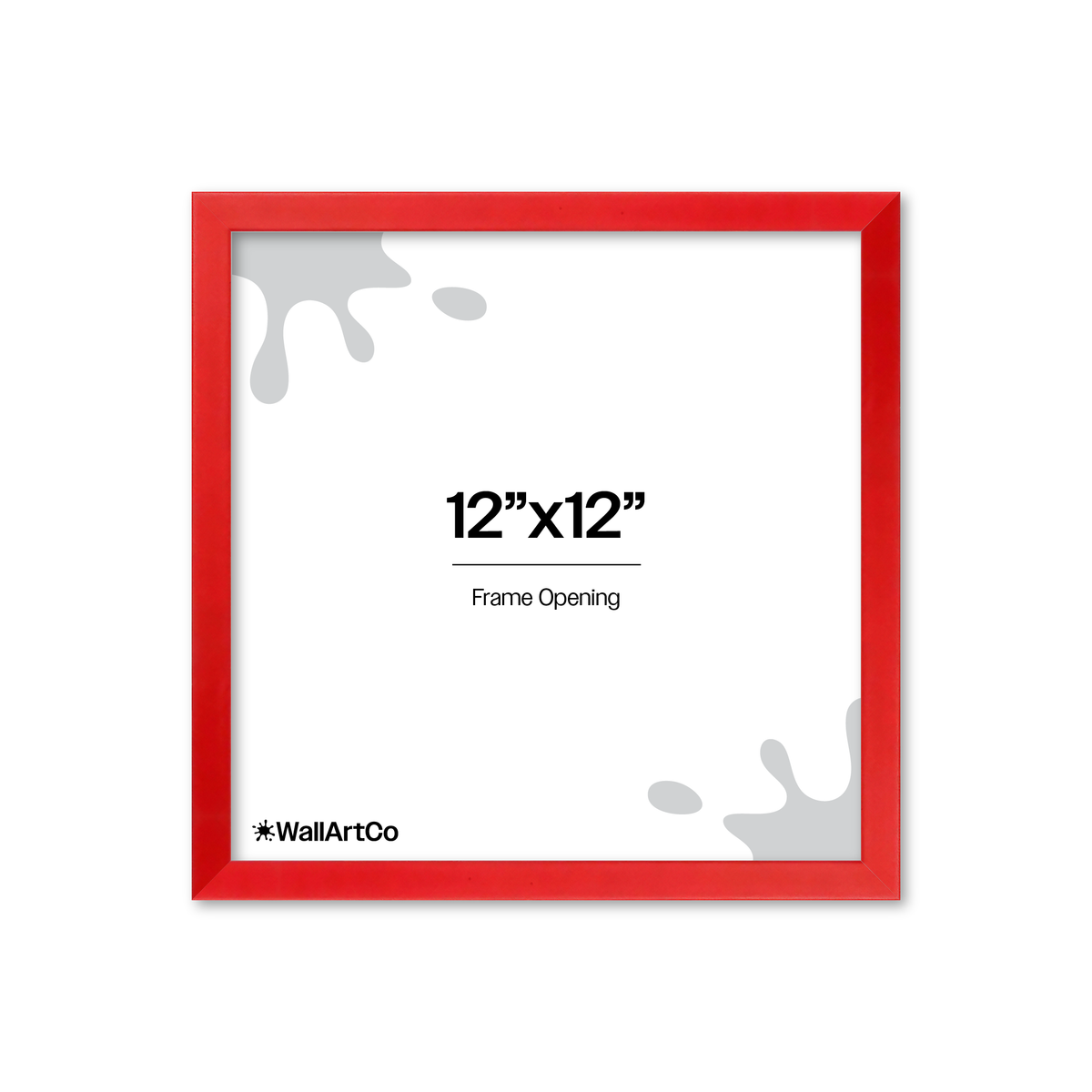 The Attention Grabber Red Picture Frame
