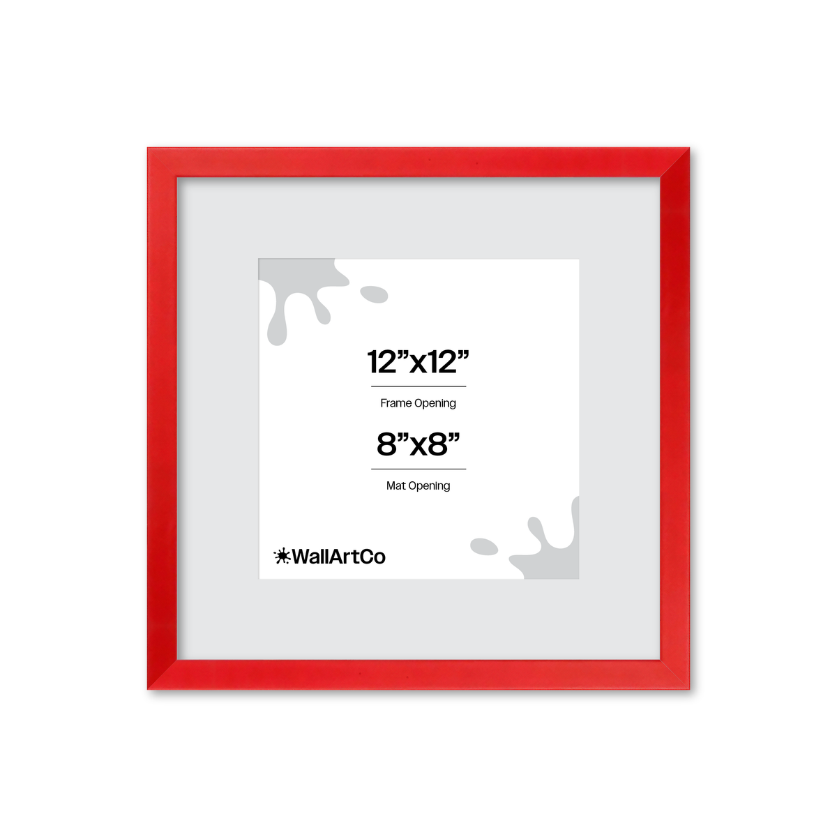 The Attention Grabber Red Picture Frame