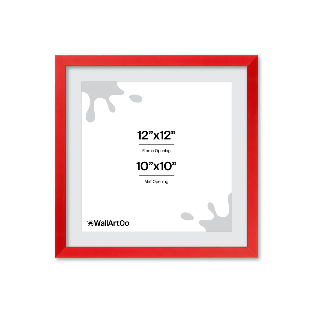 The Attention Grabber Red Picture Frame