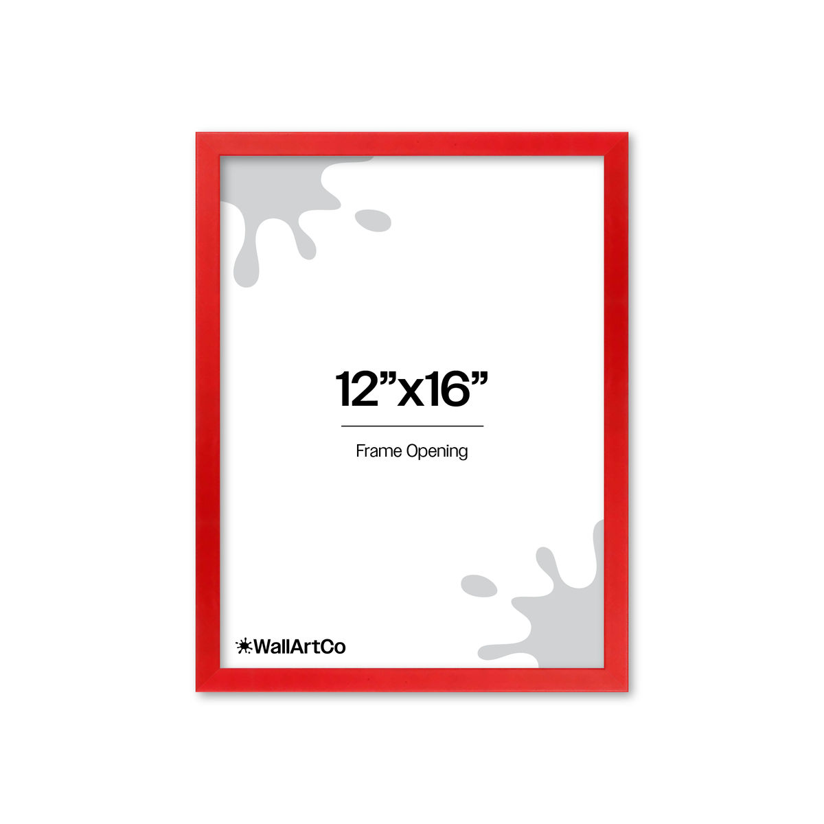 The Attention Grabber Red Picture Frame