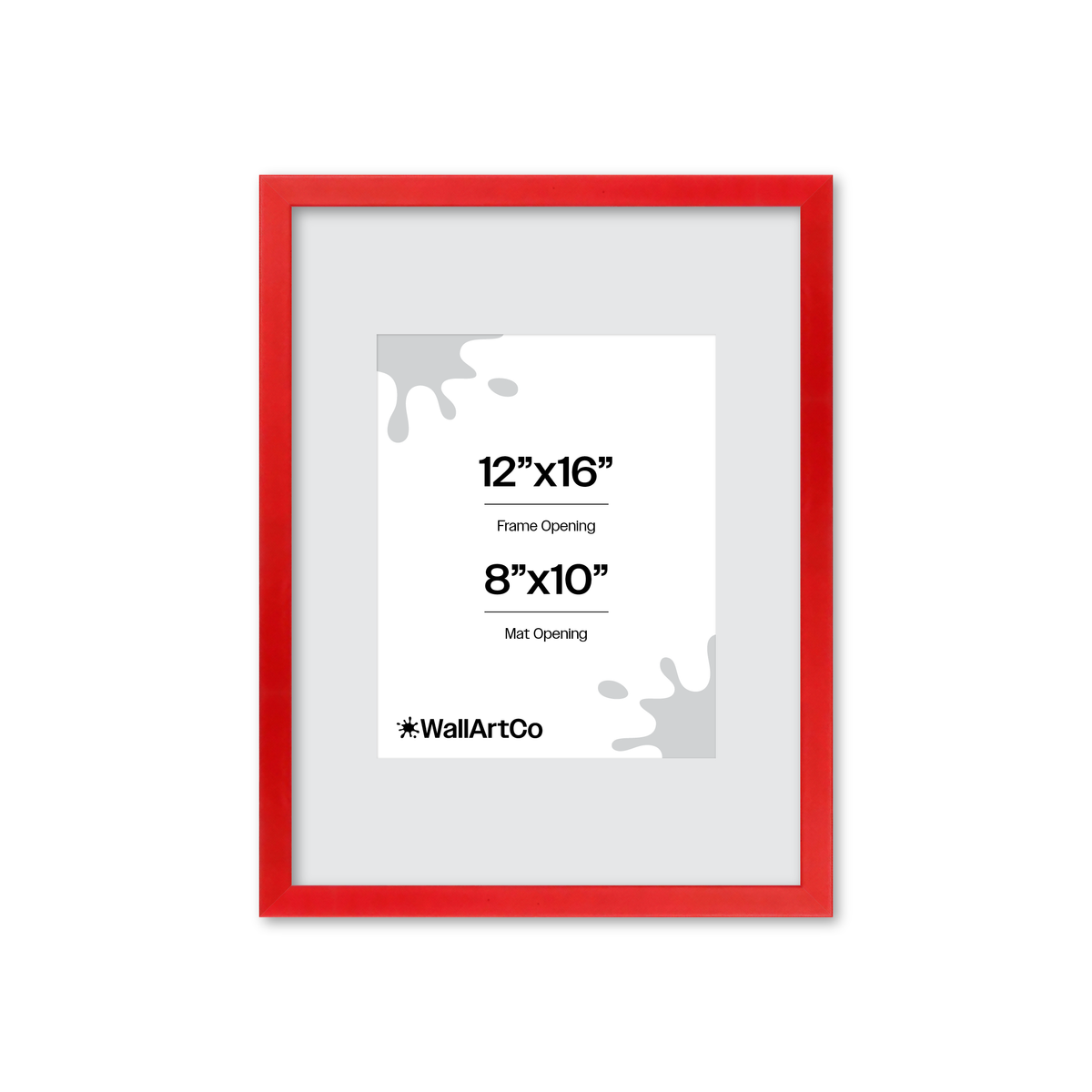 The Attention Grabber Red Picture Frame