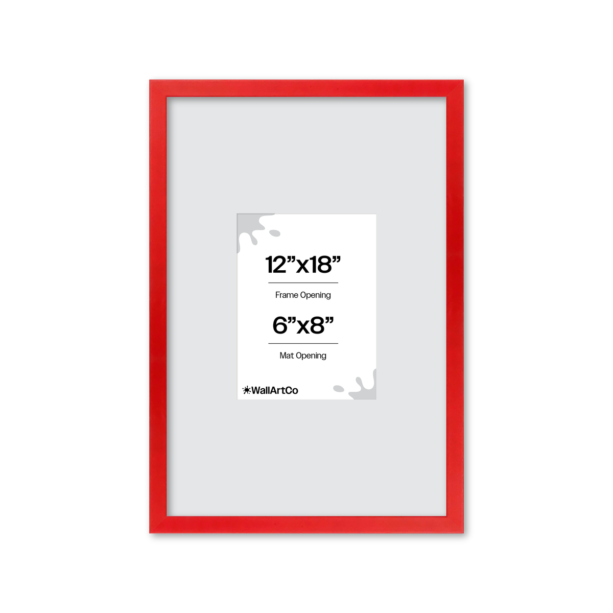 The Attention Grabber Red Picture Frame