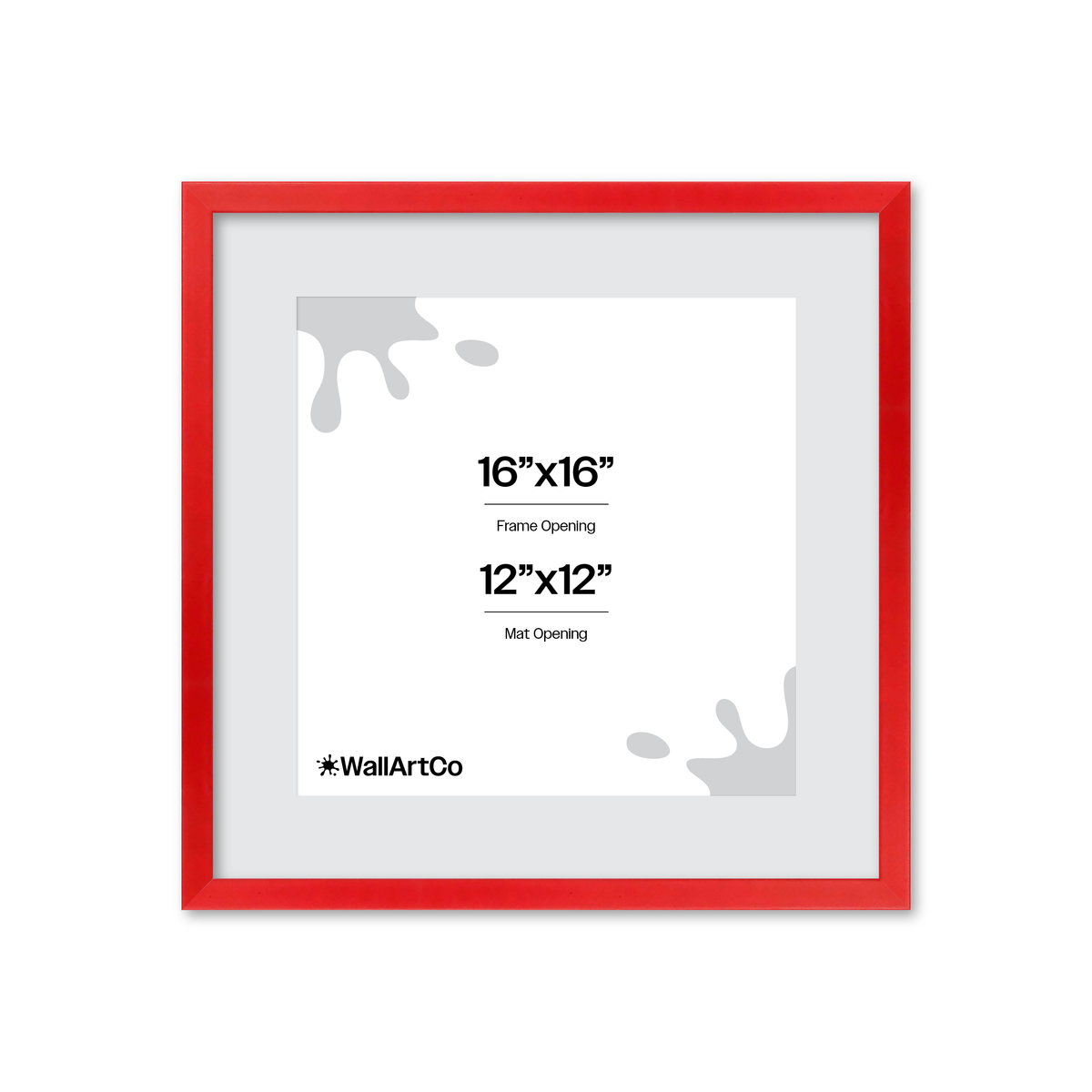 The Attention Grabber Red Picture Frame