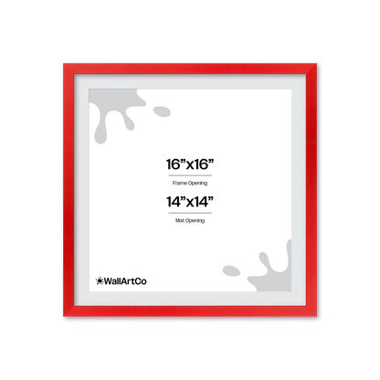 The Attention Grabber Red Picture Frame