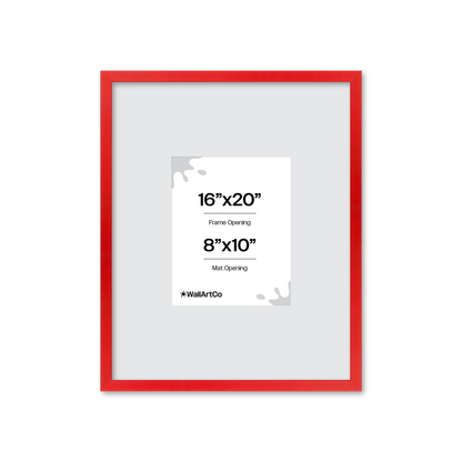 The Attention Grabber Red Picture Frame