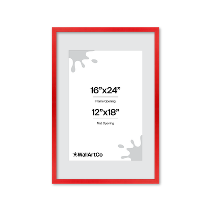 The Attention Grabber Red Picture Frame