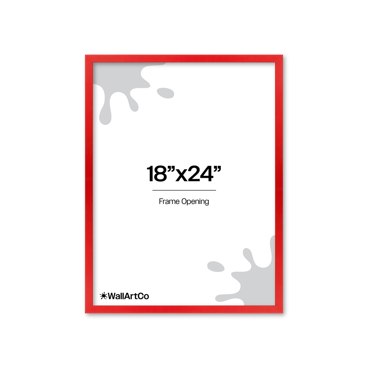The Attention Grabber Red Picture Frame