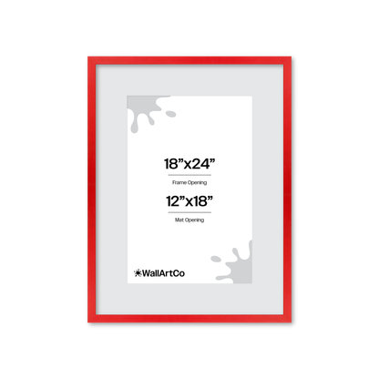 The Attention Grabber Red Picture Frame