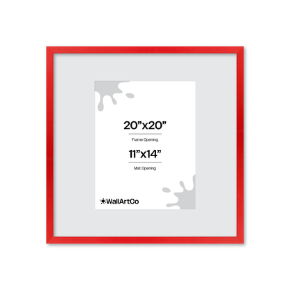 The Attention Grabber Red Picture Frame