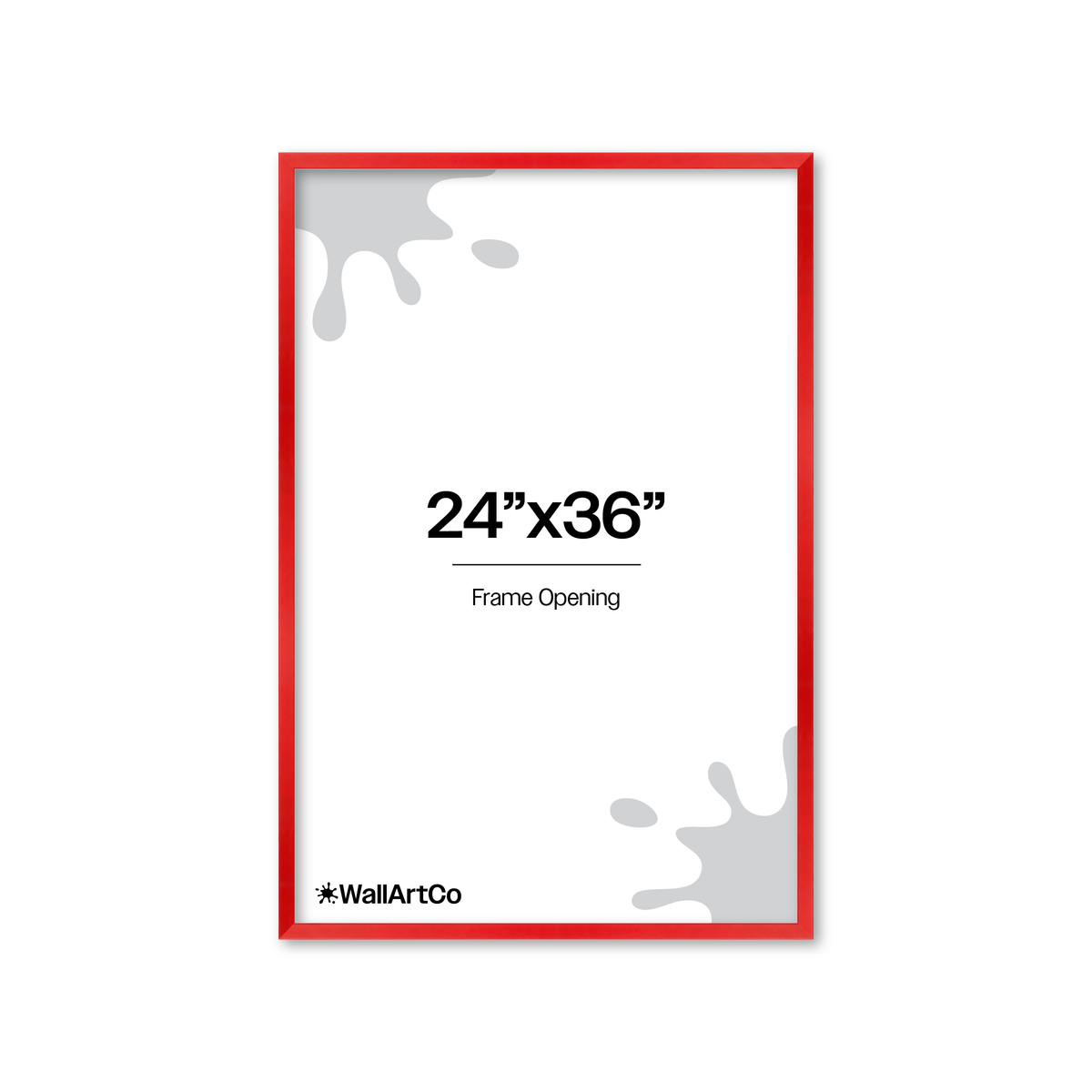 The Attention Grabber Red Picture Frame