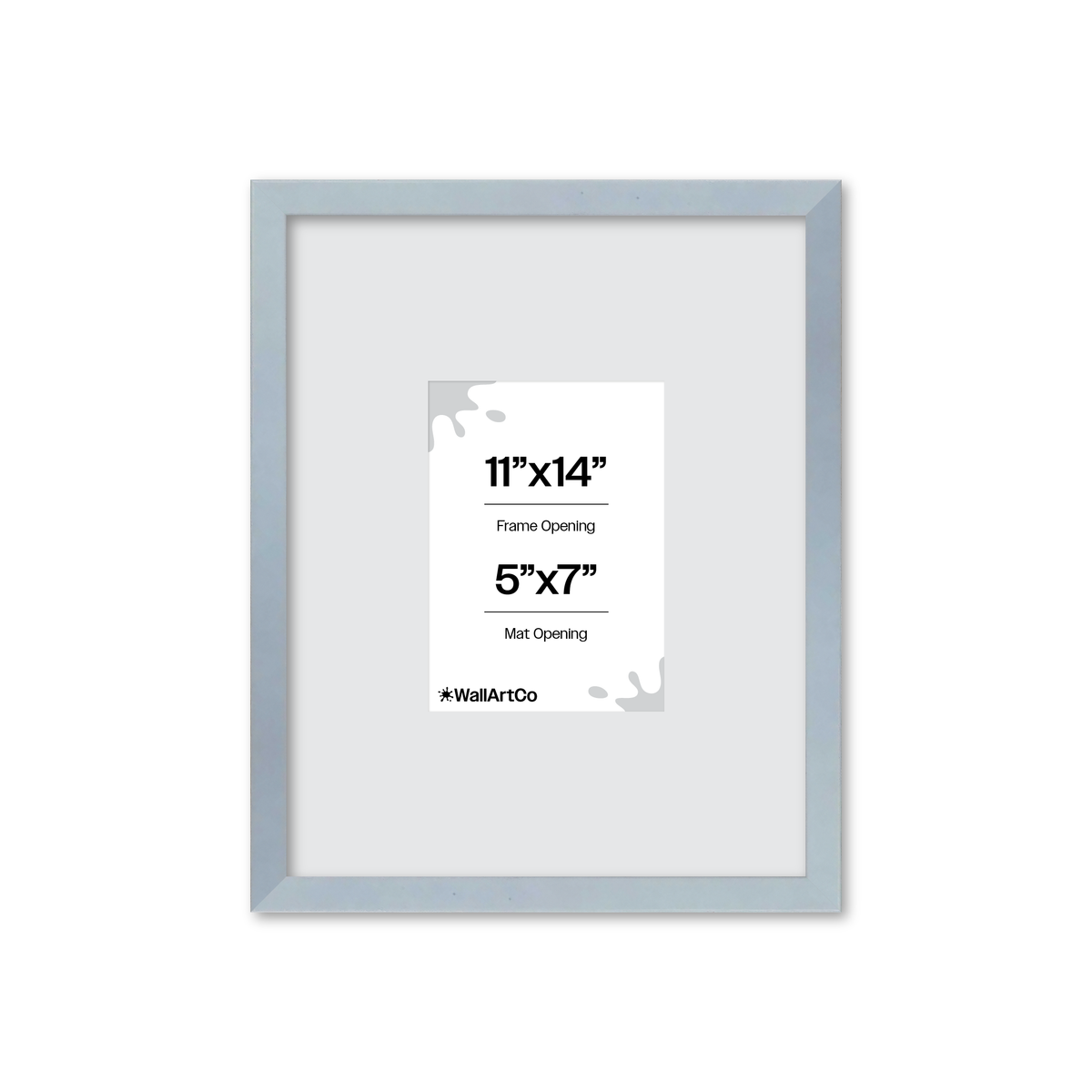 The Attention Grabber Light Blue Picture Frame
