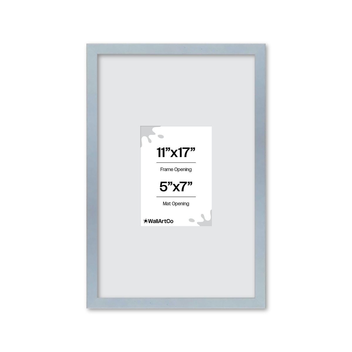 The Attention Grabber Light Blue Picture Frame