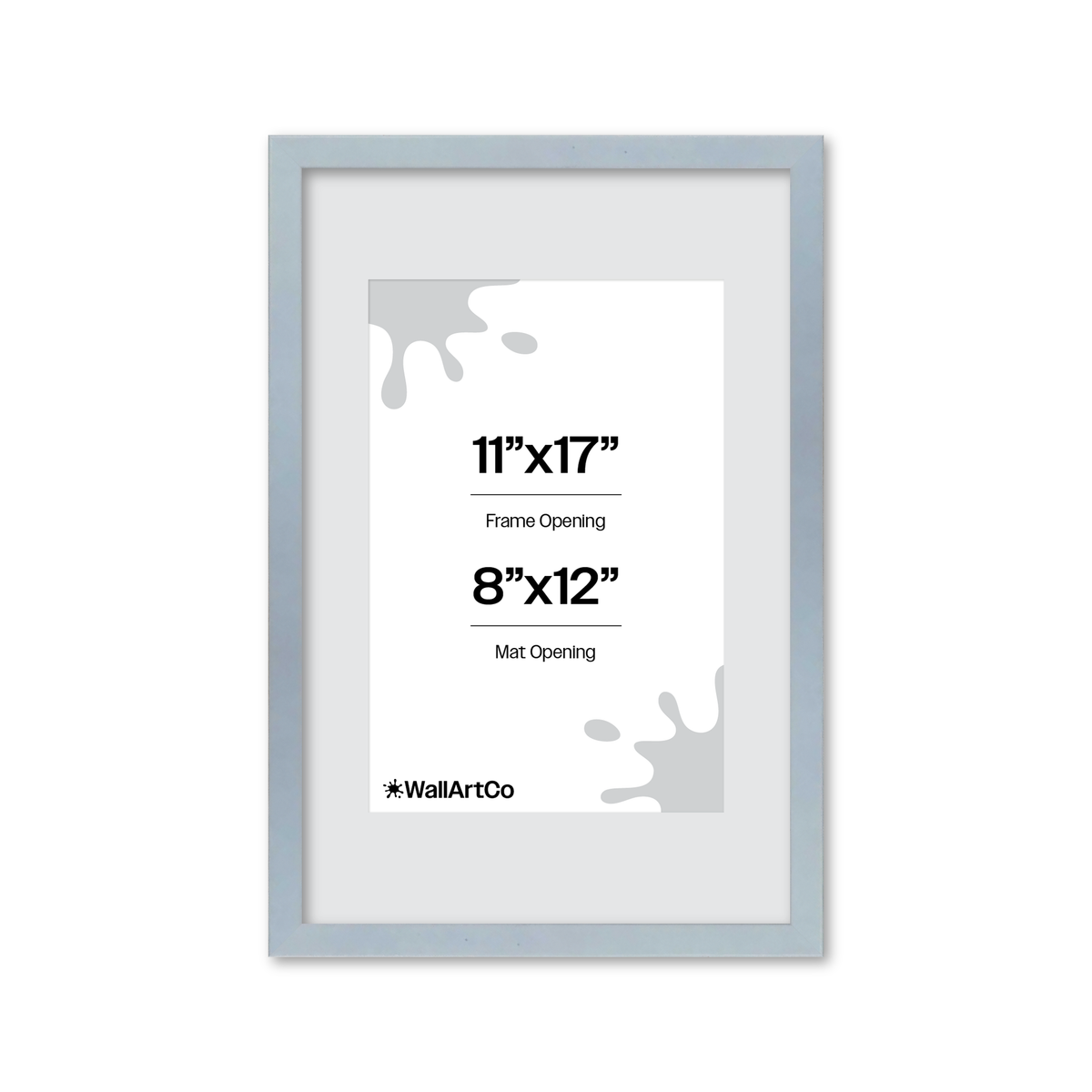 The Attention Grabber Light Blue Picture Frame