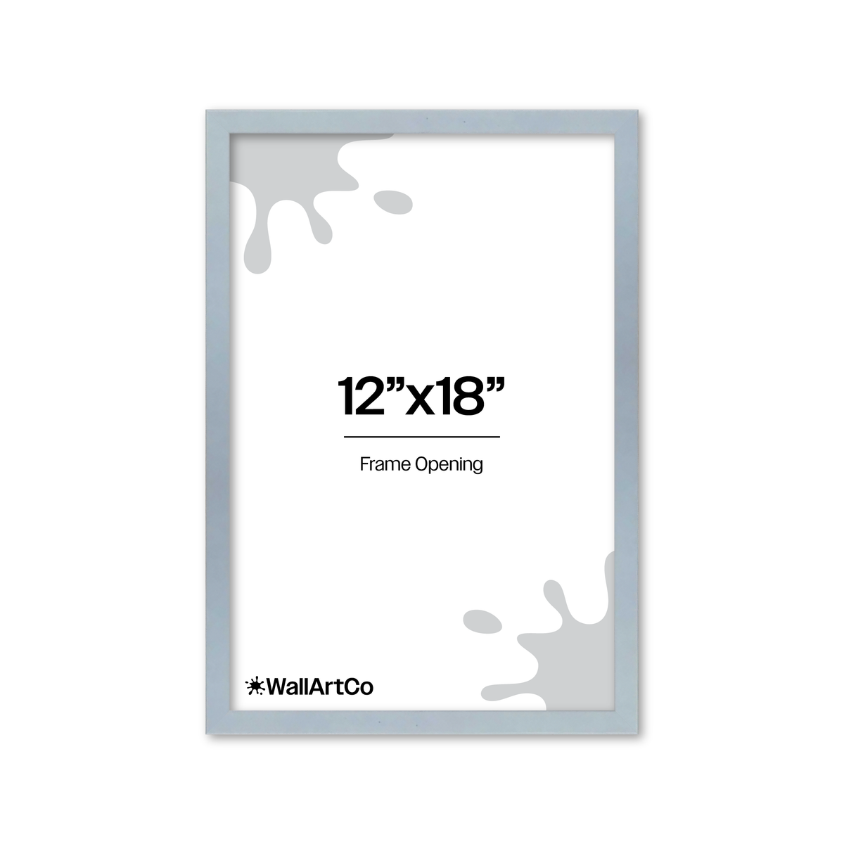 The Attention Grabber Light Blue Picture Frame